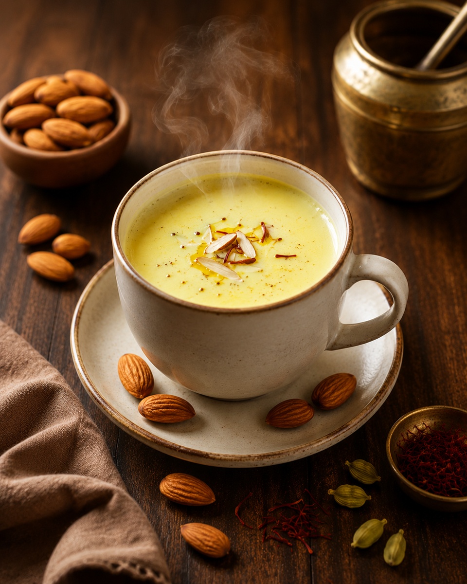 Hot Badam Milk